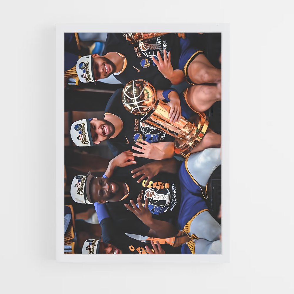 Poster Victoire Dorée – affiche Basketball (vue 3)